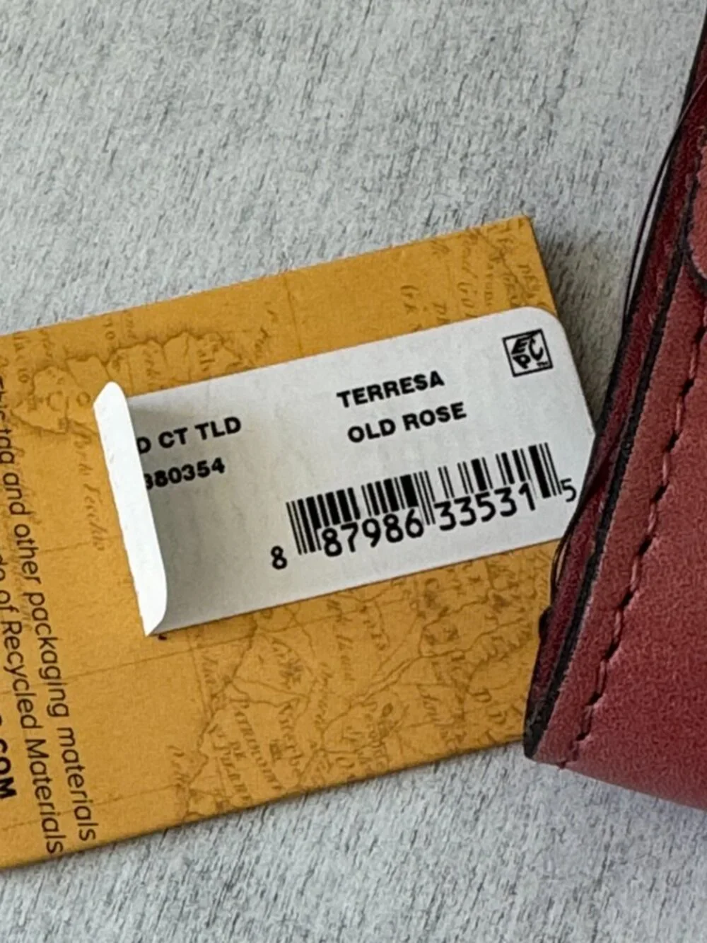 Patricia Nash Terresa Leather Wallet Hand Cut Tooled Pink